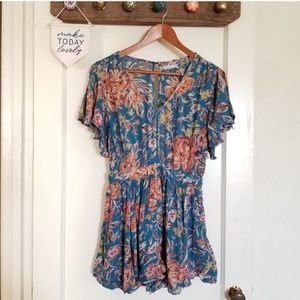 UO blue romper